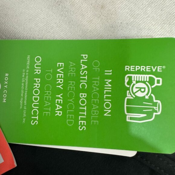 Roxy Womens 4-Way Stretch Black Athletic Shorts Sz Large Lightweight Activewear - Picture 5 of 14